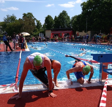 Auch die ALB-GOLD Triahtlonliga war wieder in Waiblingen zu Gast. (Foto: Peter Mayerlen)