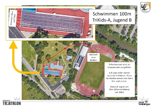 Schwimmen TriKids A + Jugend B - 100m
