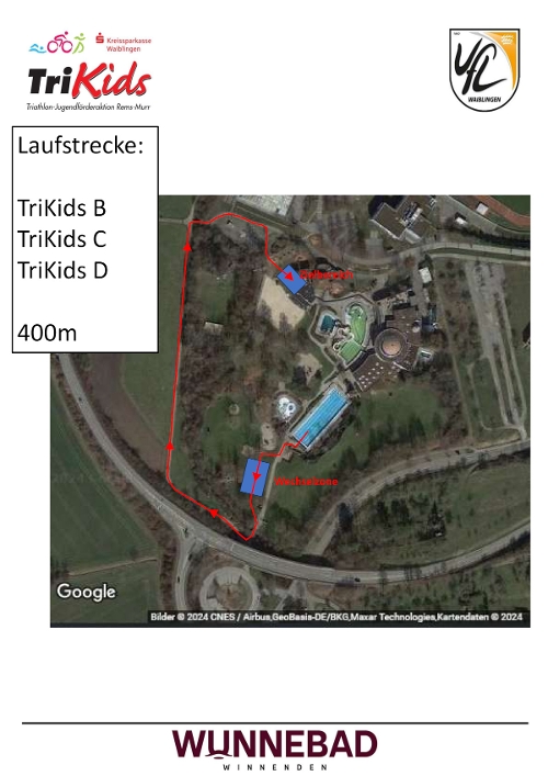 Laufstrecke TriKids B, C, D - PDF