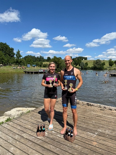 Aichstrutsee/Welzheim/Andrea Greifendorf und Marcel Walker