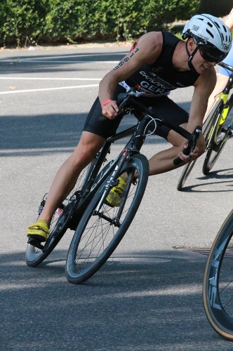 Kai fuhr die zweitschnellste Radzeit im Feld. (Foto: FinisherPix)